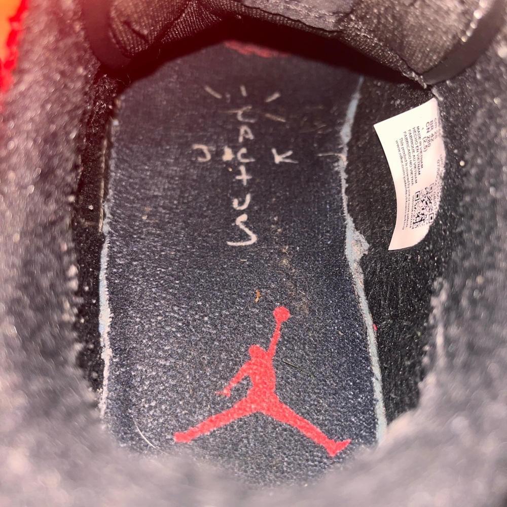 Travis Scott black phantom low size 10